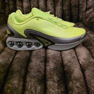 Nike Lime Green and Gray Sneakers